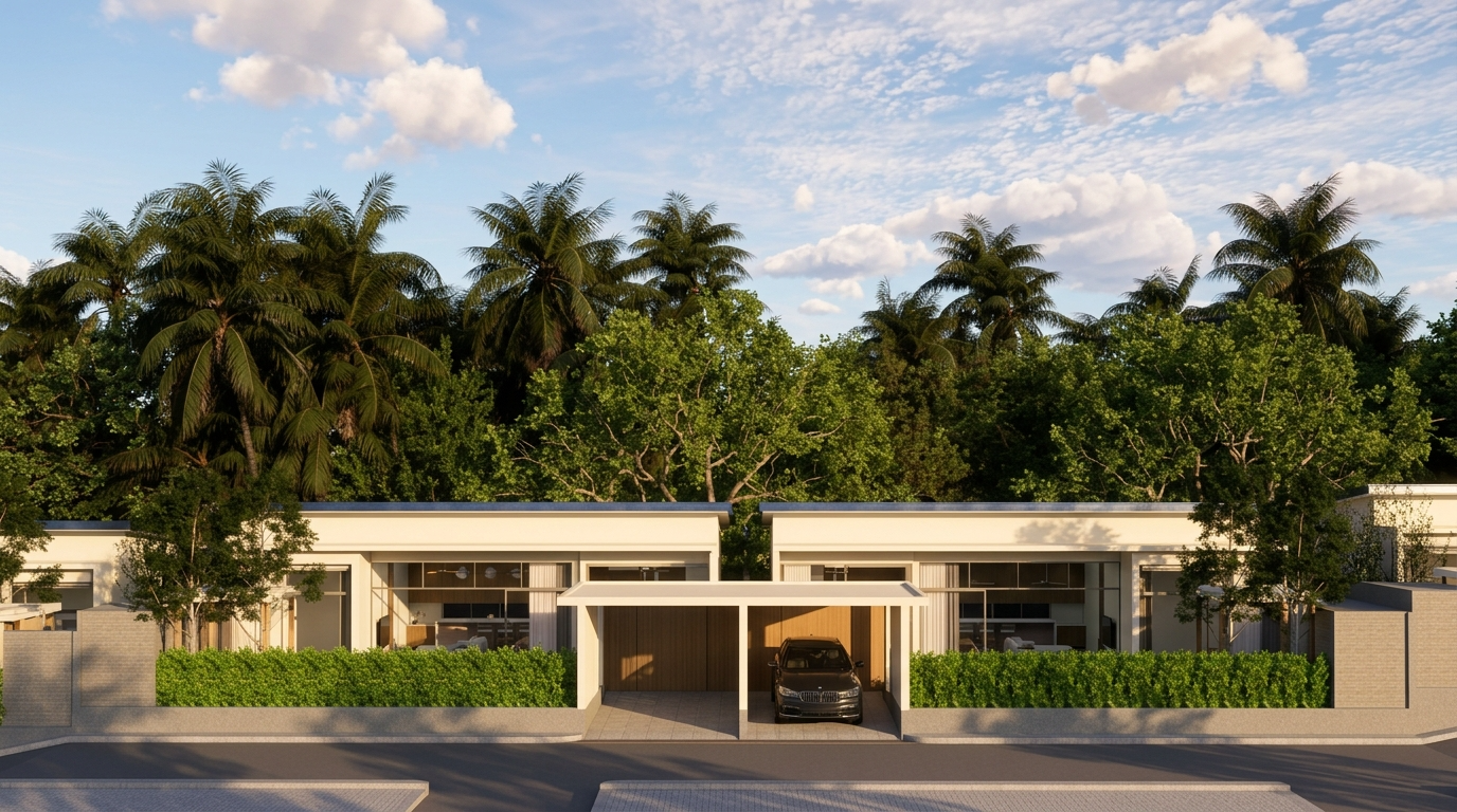 Villa Type D aerial view